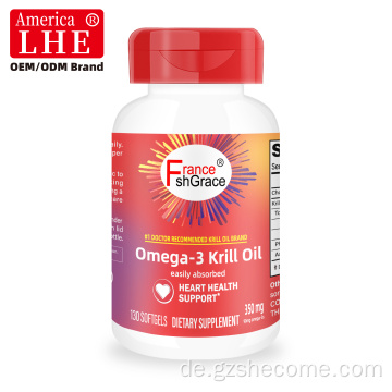 Shecome Krillöl-Ergänzung, antioxidative Krillöl-Kapseln